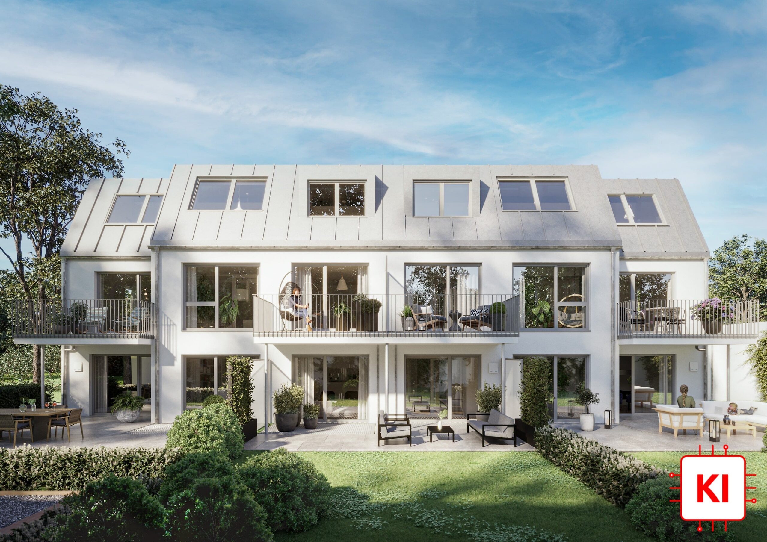 48699911-KI generiert_ Hausansicht