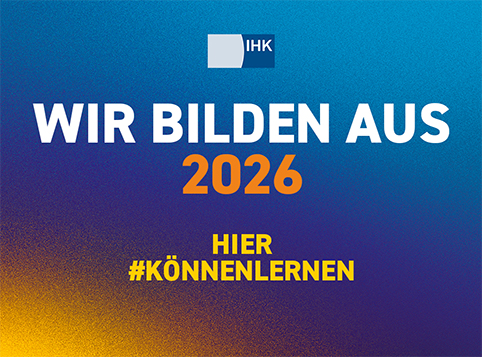 IHK Wir bilden aus 2026 Ausbildungslogo