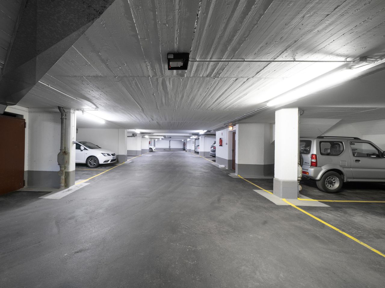 Tiefgarage frisch saniert