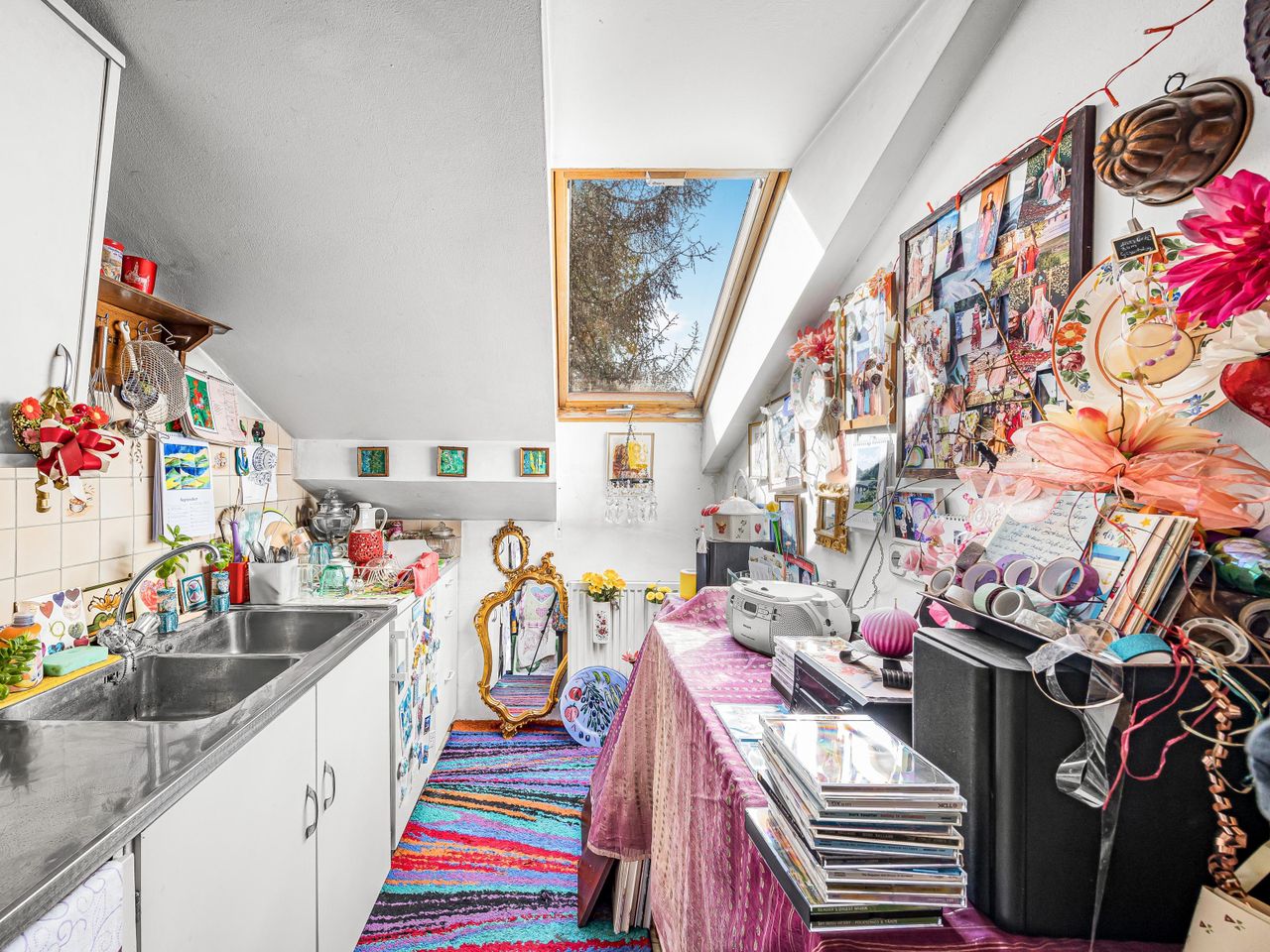 Dachgeschosswohnung - Küche (Anbau)