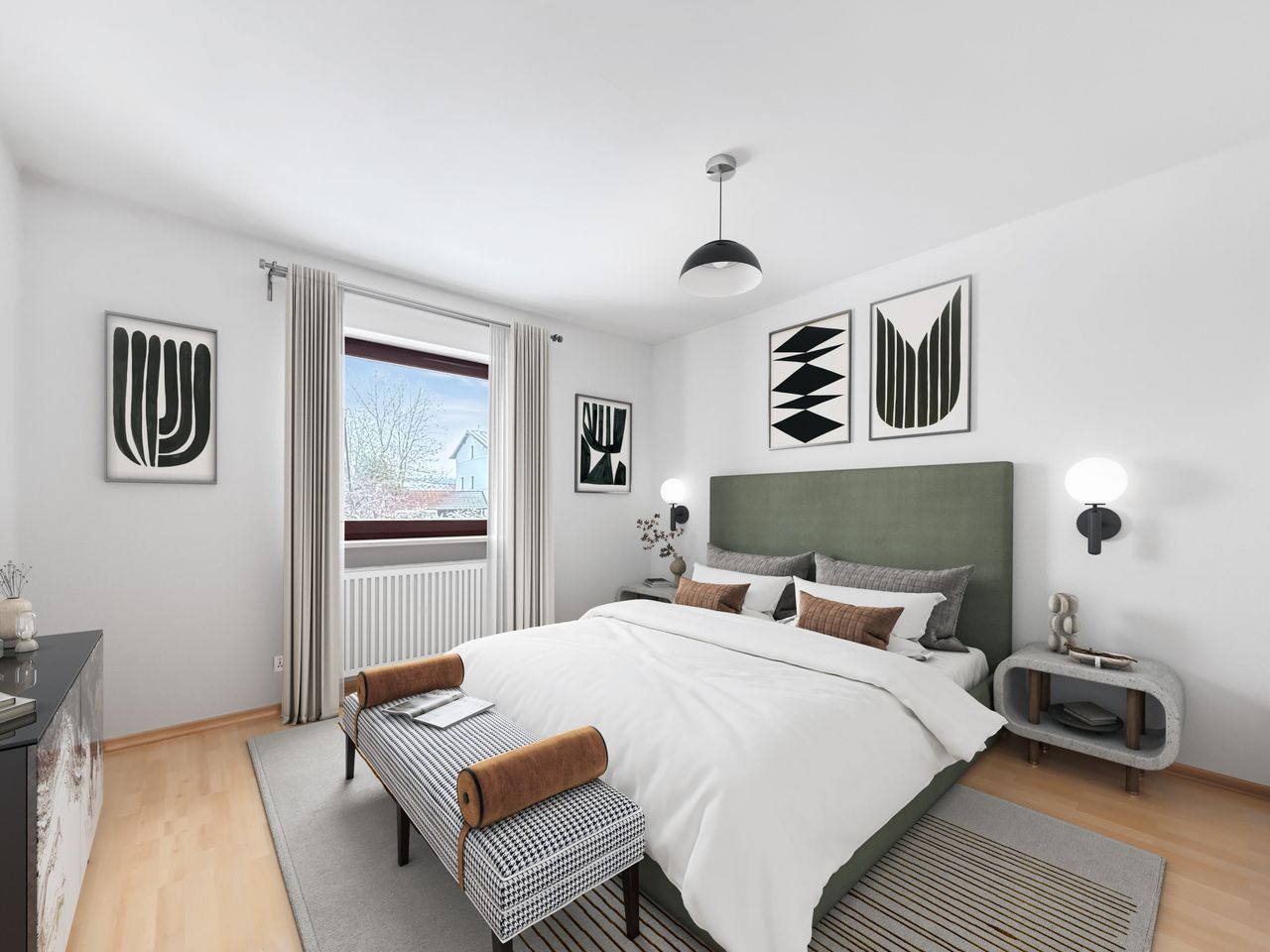 Schlafzimmer Visualisierung