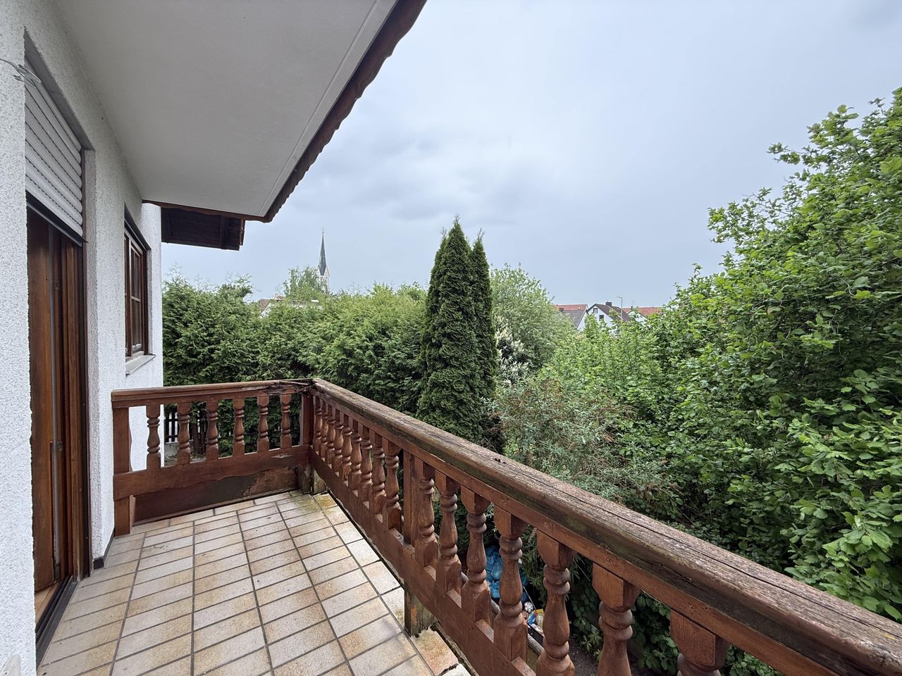 Ausblick Balkon