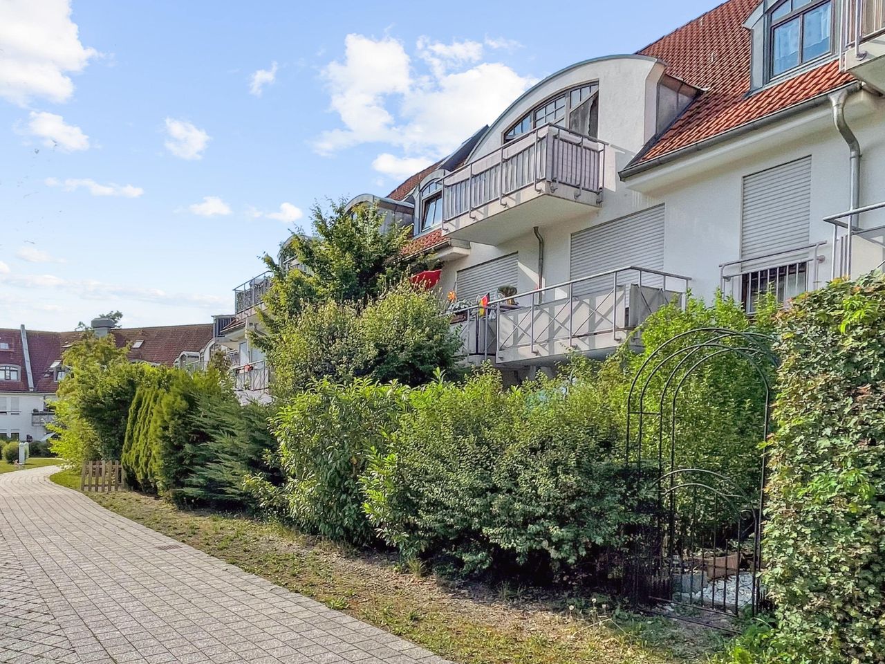 schöne Wohnanlage