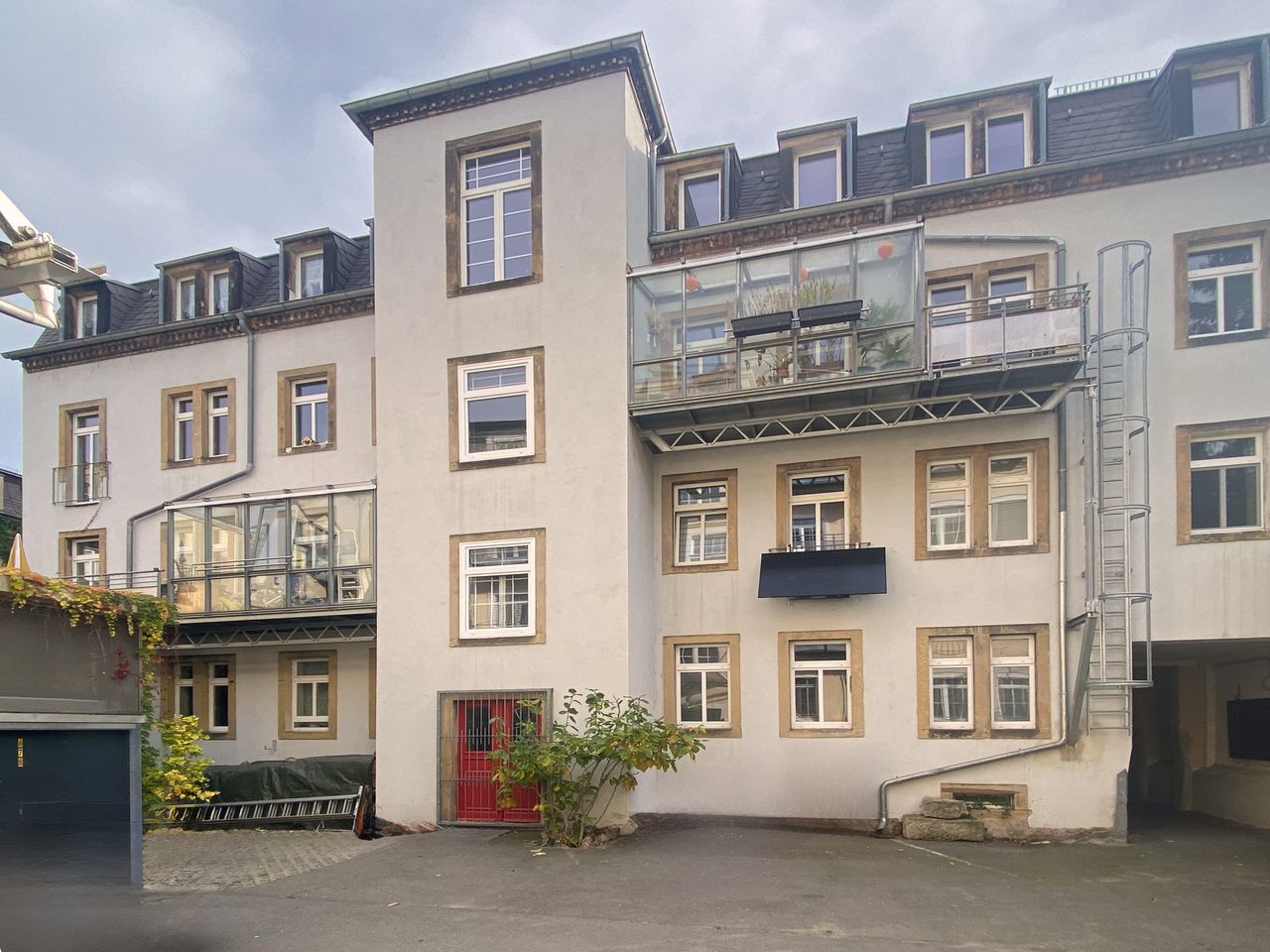 Rückansicht Hinterhaus