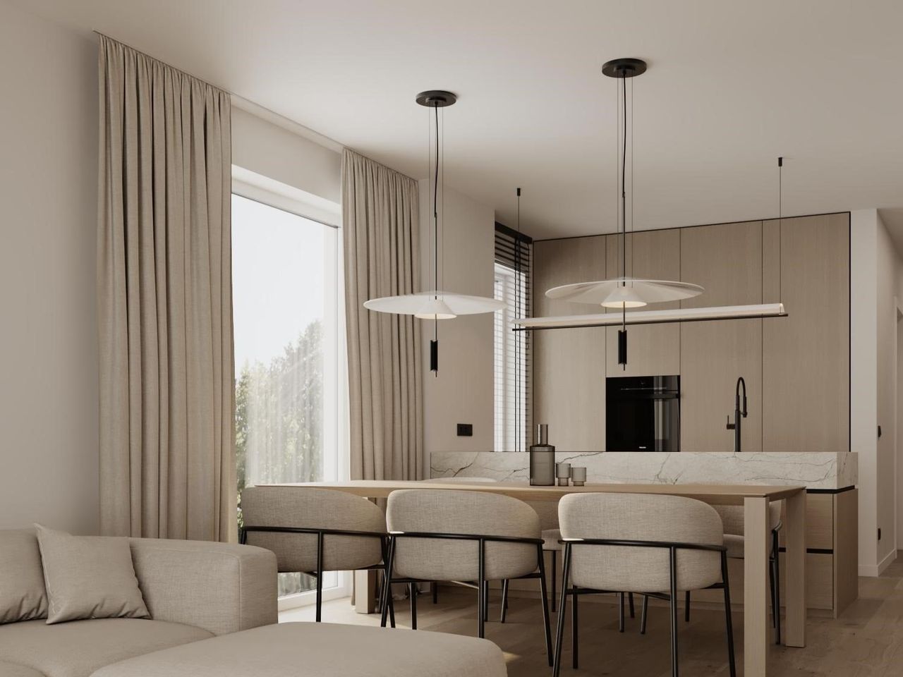 Wohnen, Essen, Kochen - Beispiel Visualisierung