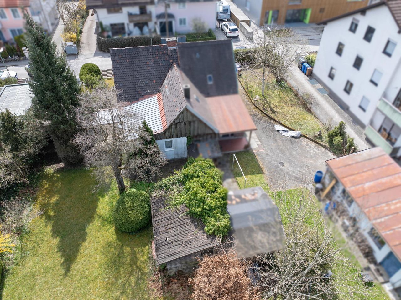 Rückansicht Altbestand