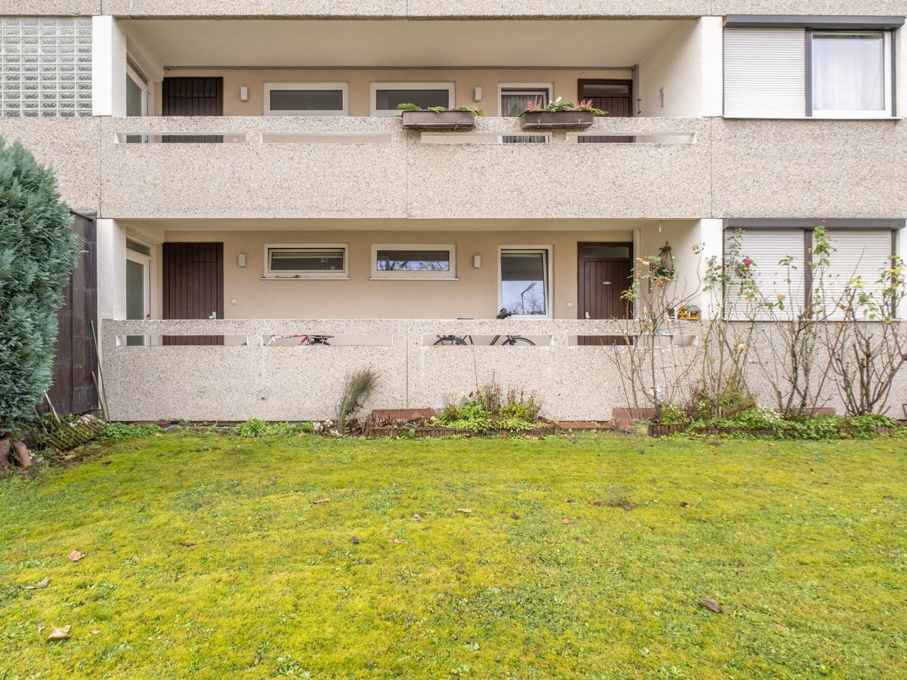 Außenansicht Laubengang