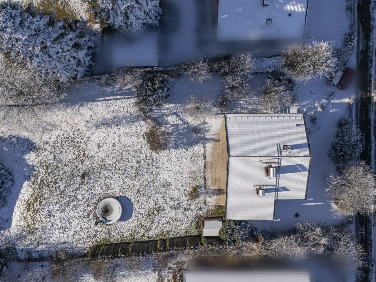 Grundstück Vogelperspektive