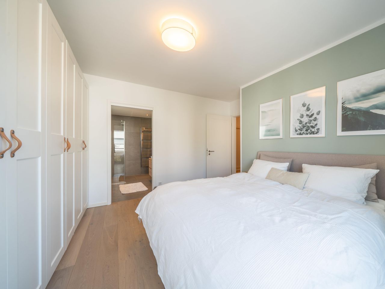 Schlafzimmer mit Bad en Suite