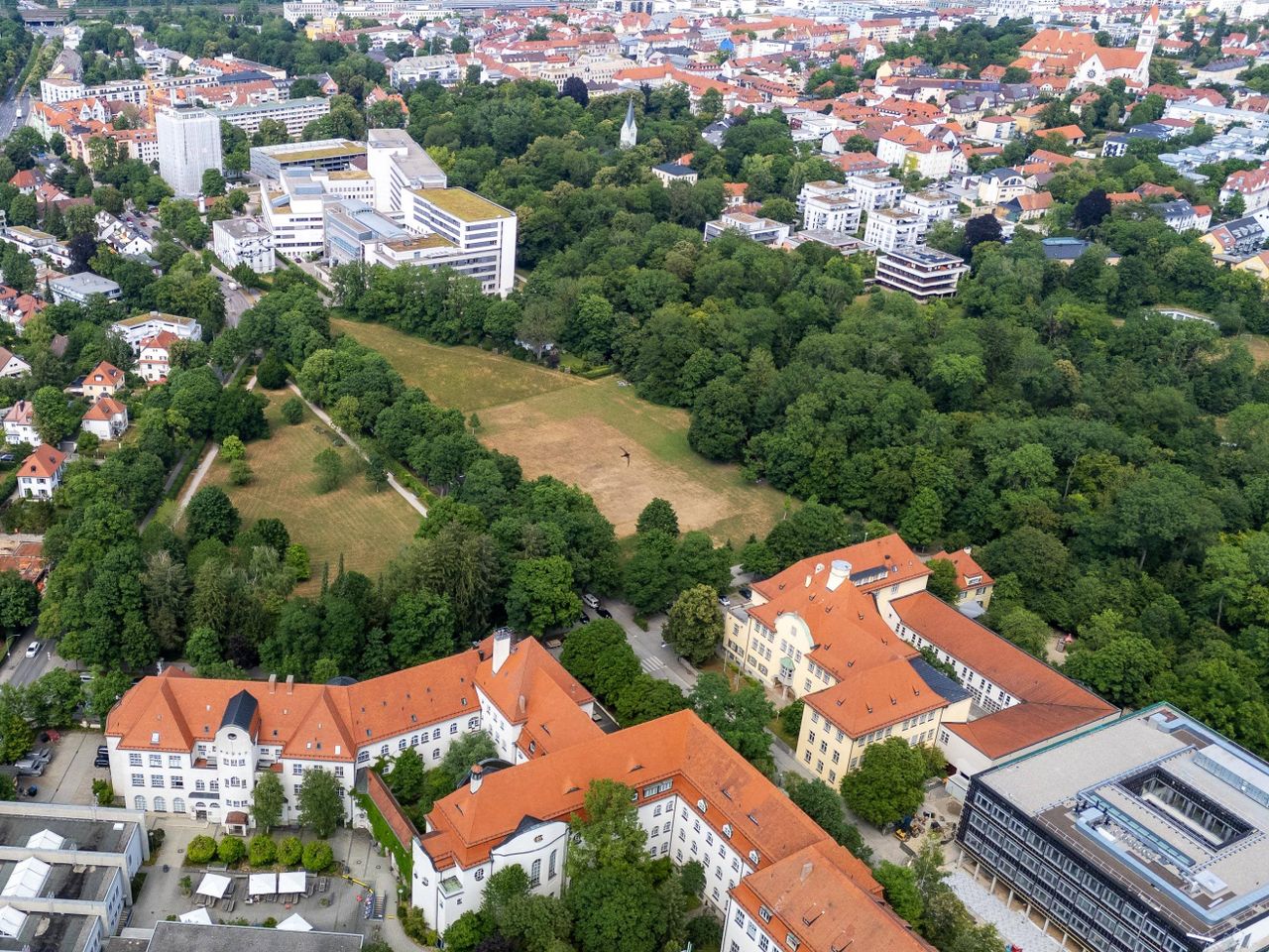 Drohnenaufnahme Umgebung nördlich