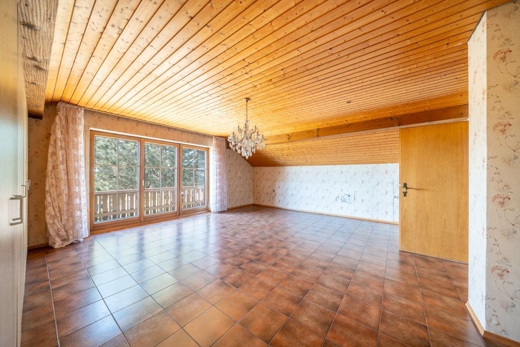 Schlafzimmer mit Westbalkon