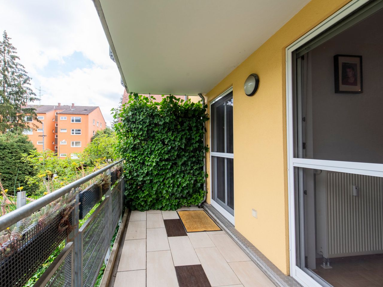 Balkon zur Gartenseite