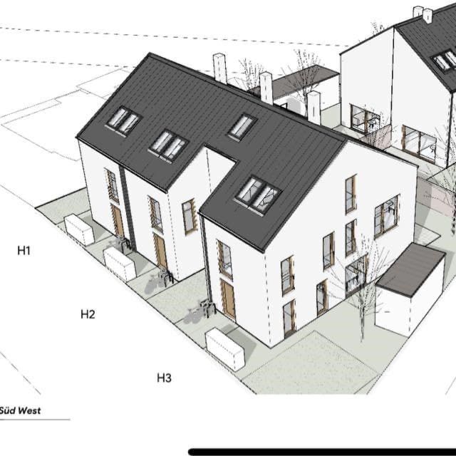 Ansicht Gesamtprojekt H1 H2 H3