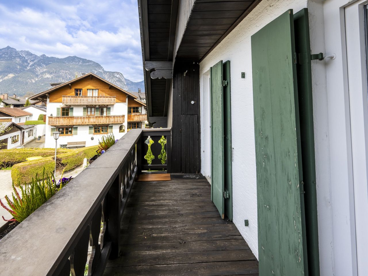 Blick vom Balkon
