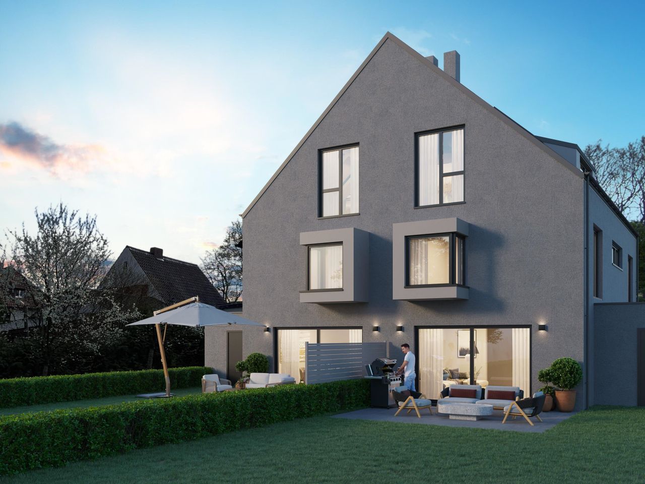 Visualisierung Hausansicht