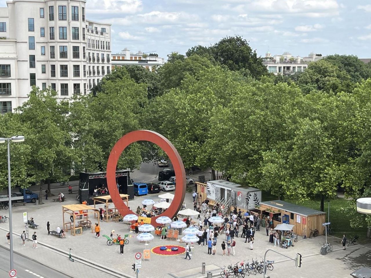 Ausblick vom Wartebereich