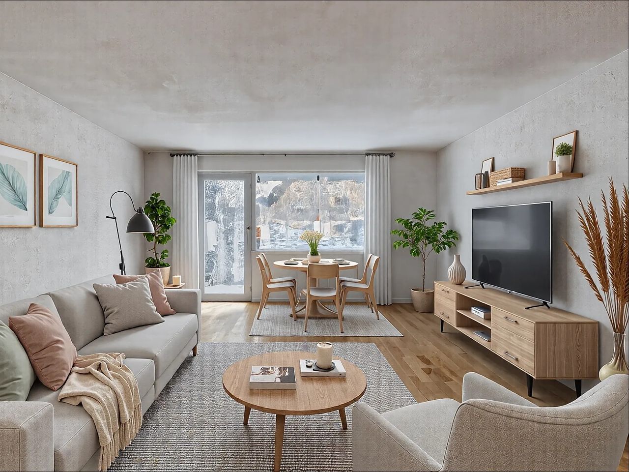 Wohnzimmer Staging