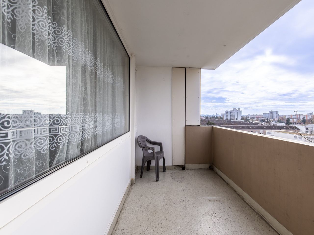 Blick vom Balkon