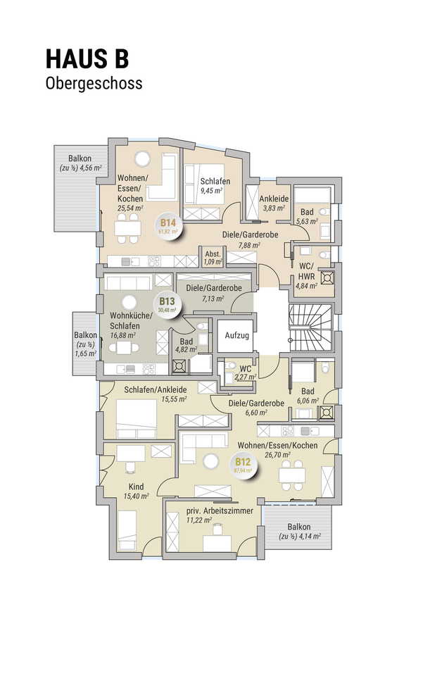 Grundriss 1.Obergeschoss