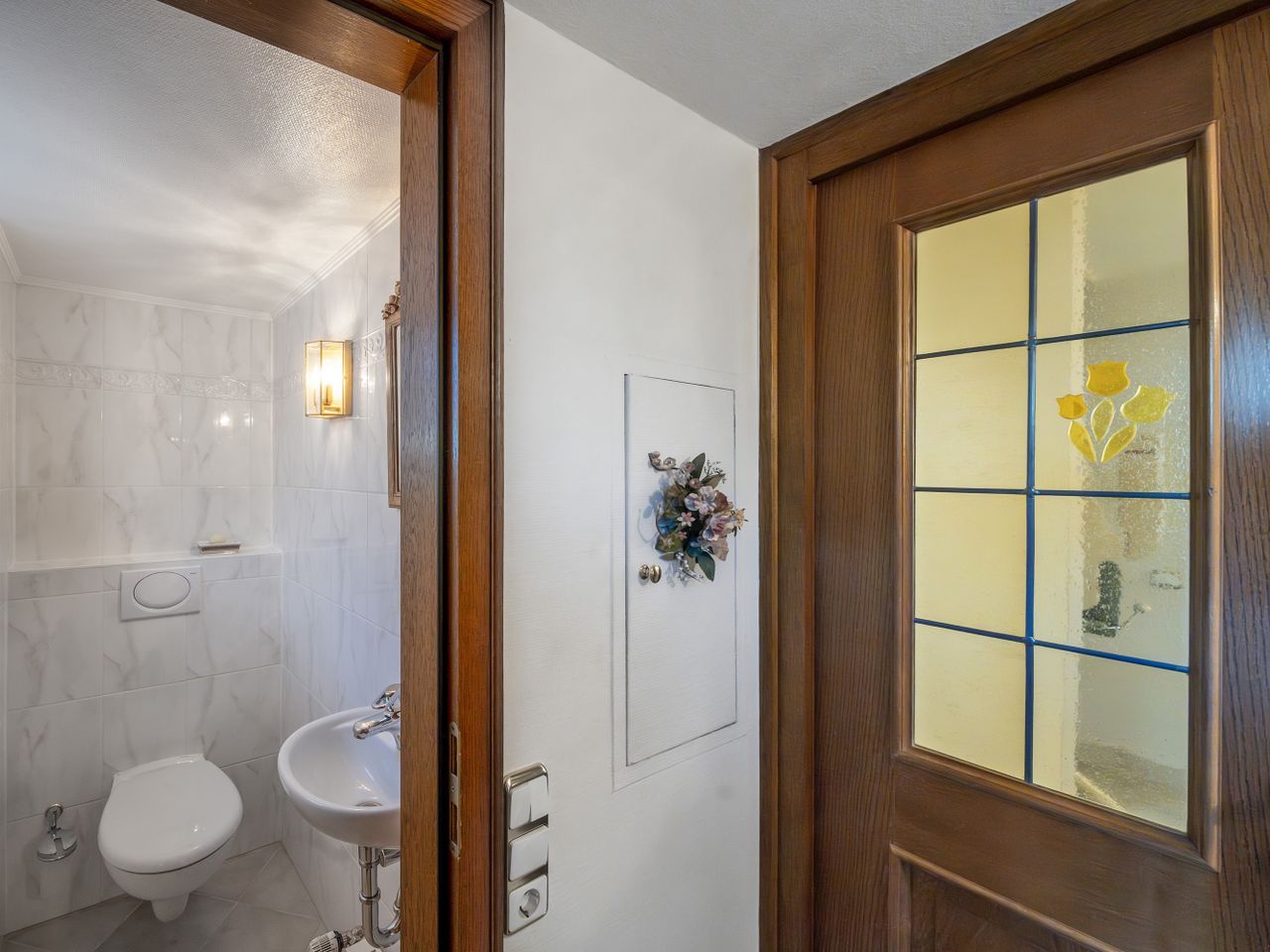 Blick in das Gäste WC