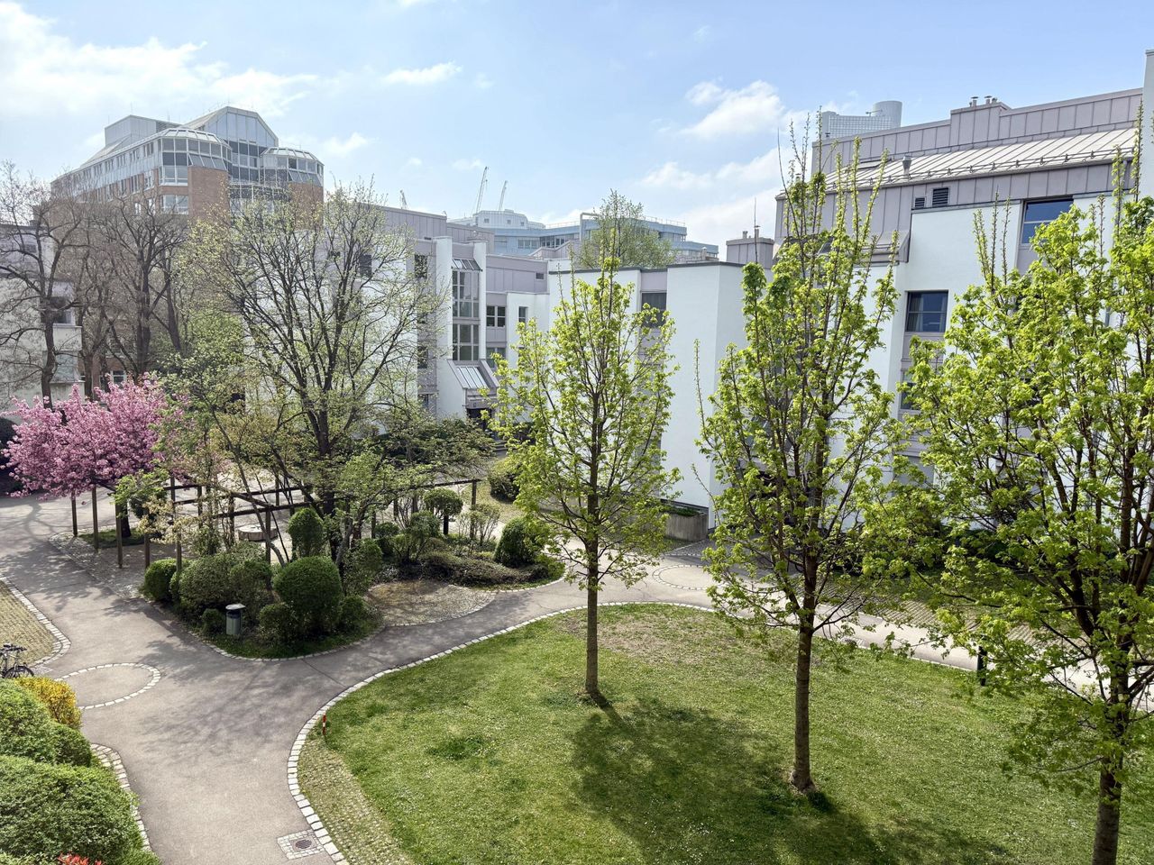 Blick vom Balkon