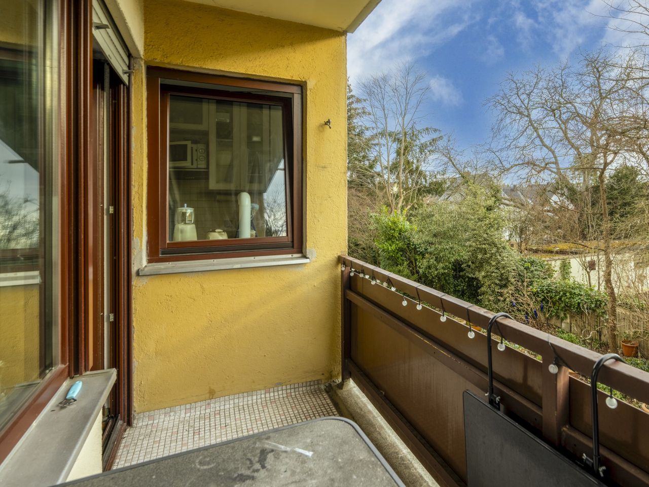 Balkon mit Süd-Ausrichtung