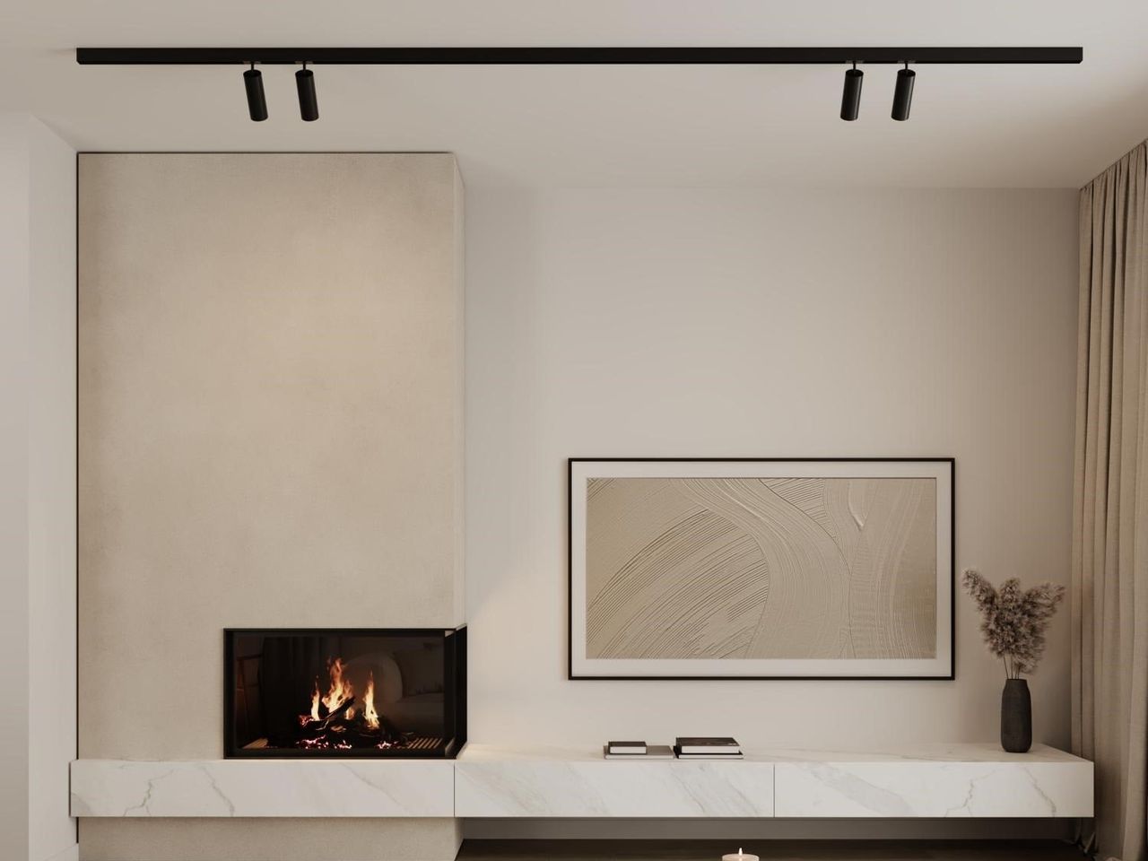 Wohnbereich - Beispiel Visualisierung