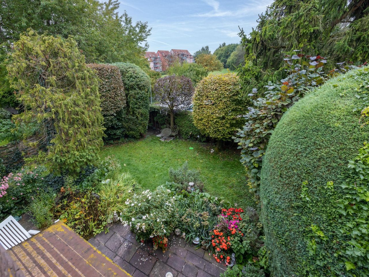 Blick vom Balkon