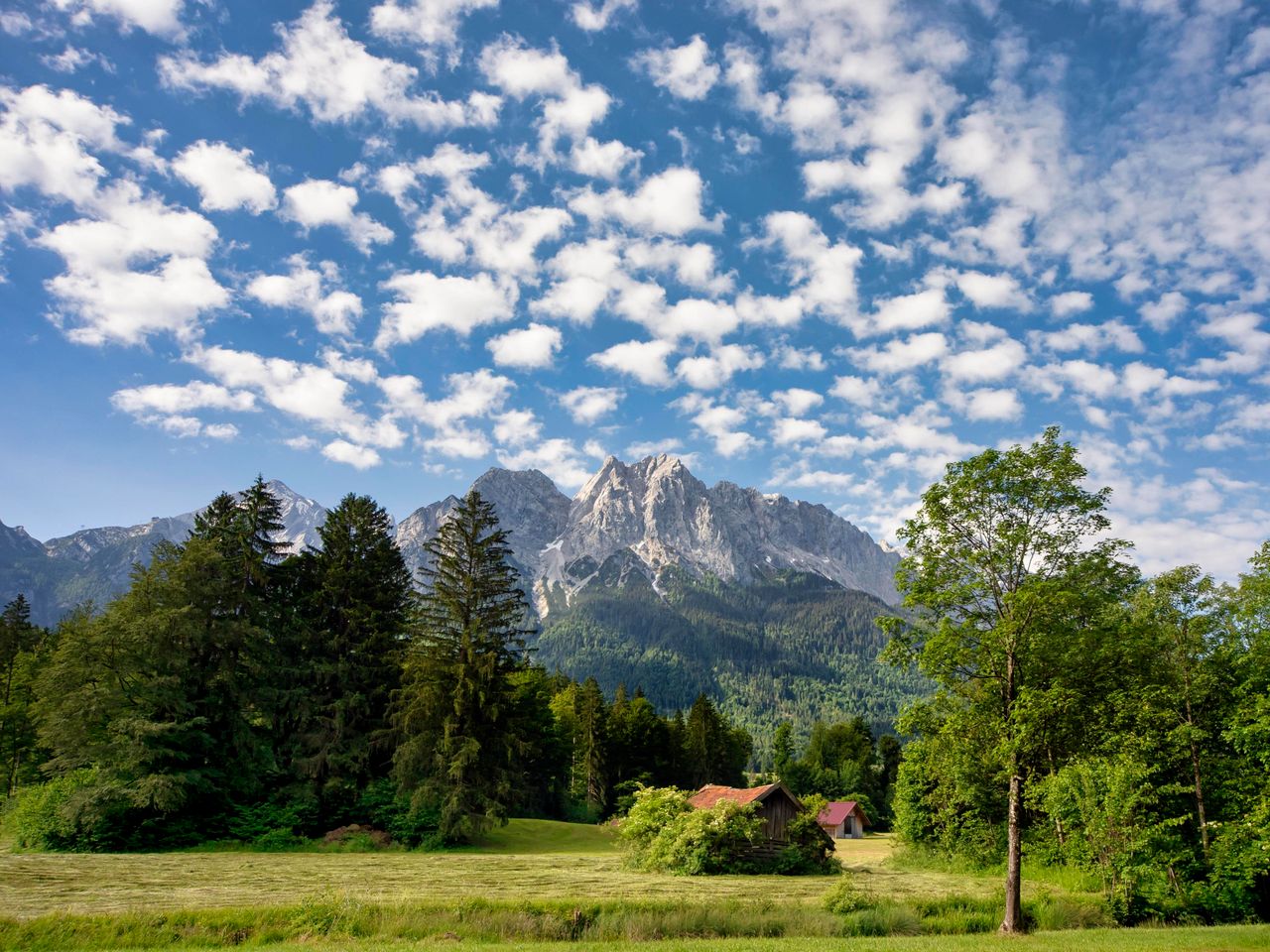 Alpenpanorama auf der Terrasse