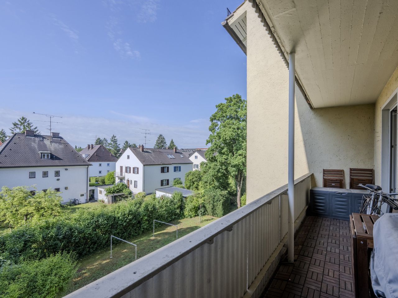 Südloggia mit Blick ins Grüne