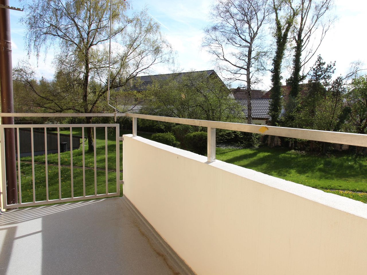 Blick vom Balkon