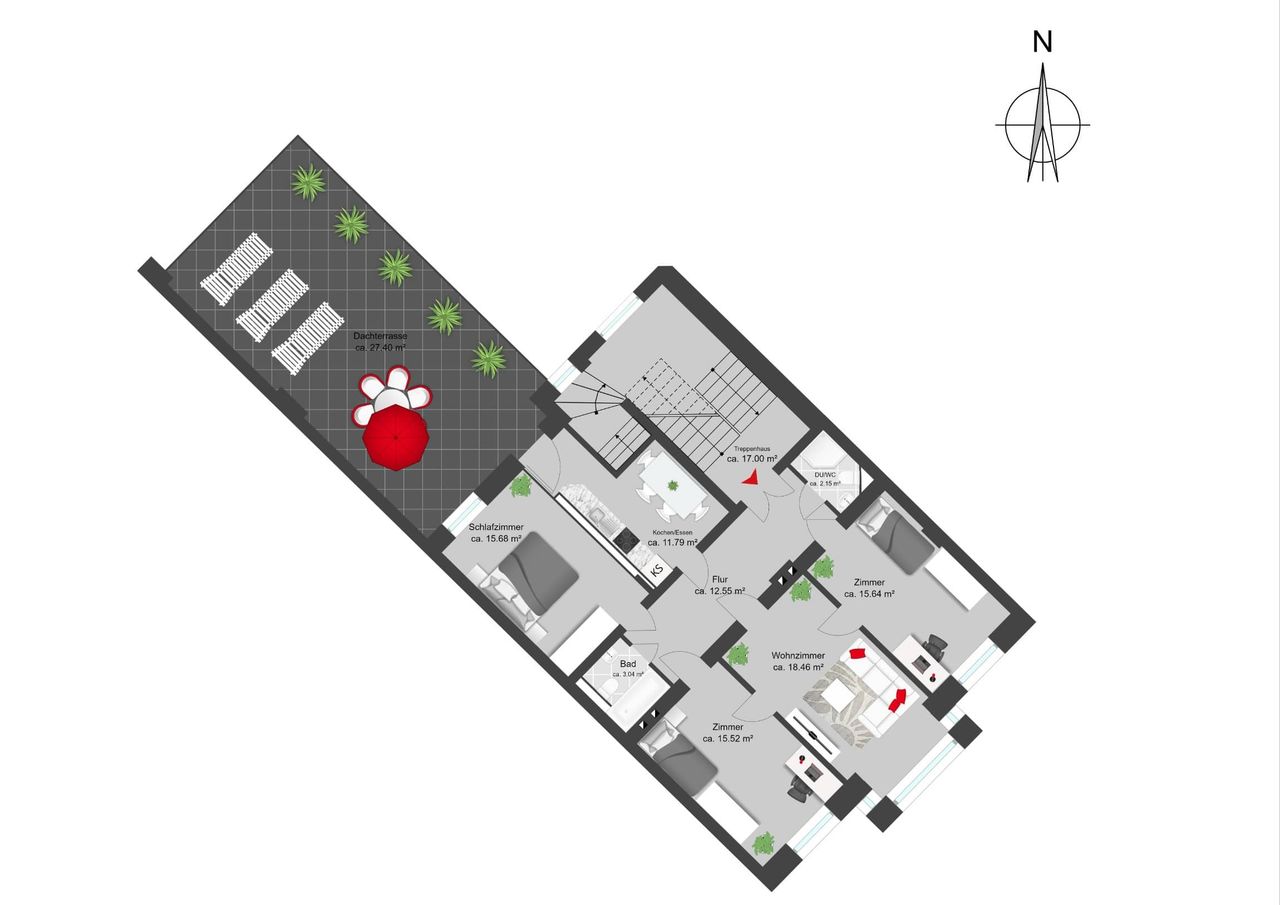 Vorderhaus 1.OG