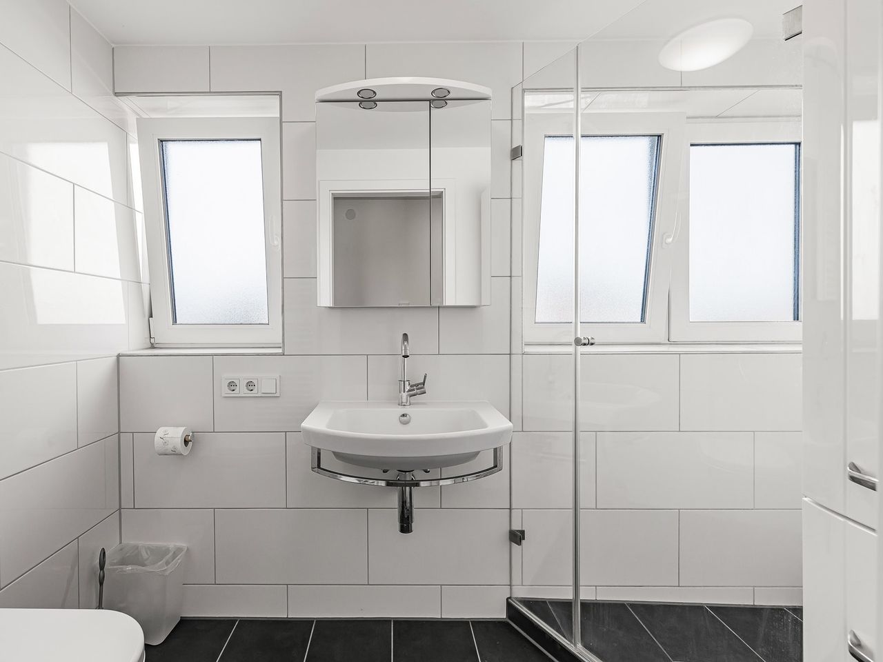 Badezimmer im Dachgeschoss
