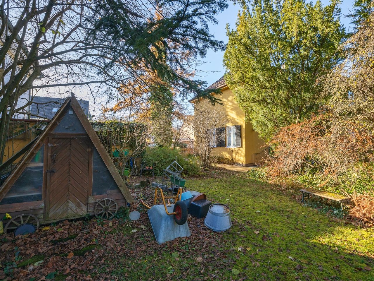 Gartenblick Haus