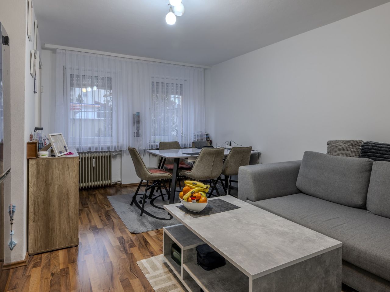 Wohnzimmer in Süd-Ausrichtung