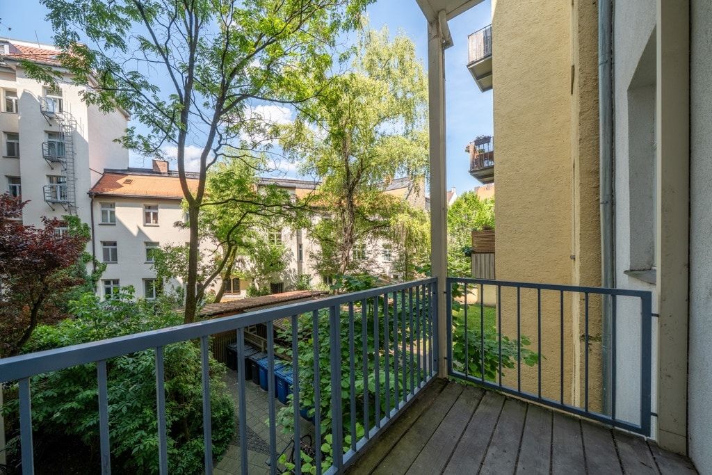 Idyllischer Balkon
