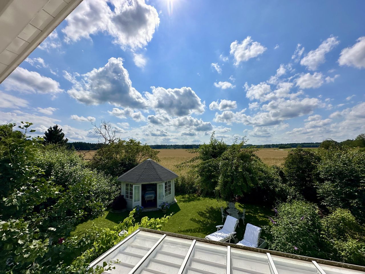 Ausblick von Balkon OG