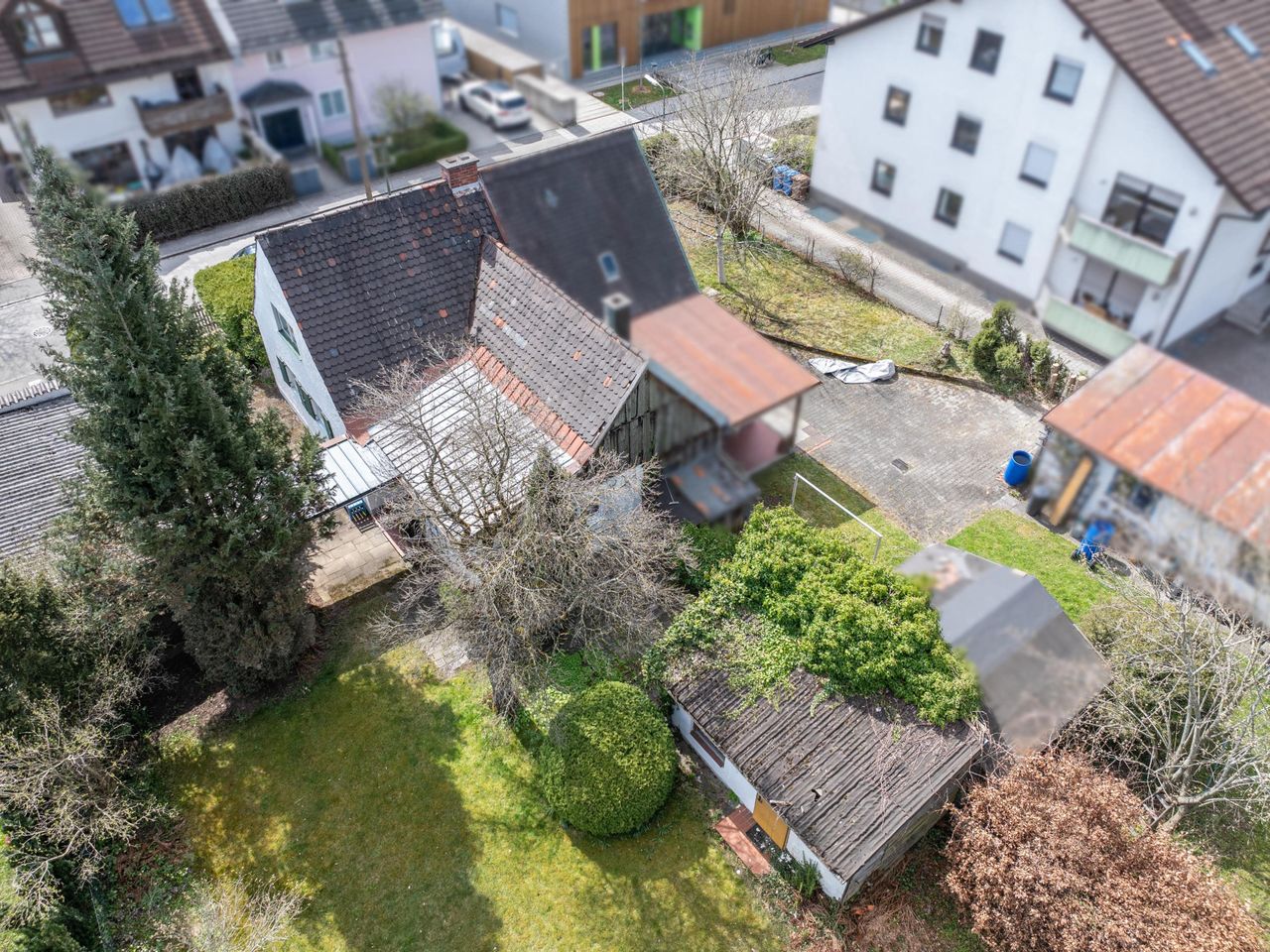 Blick auf den Altbestand