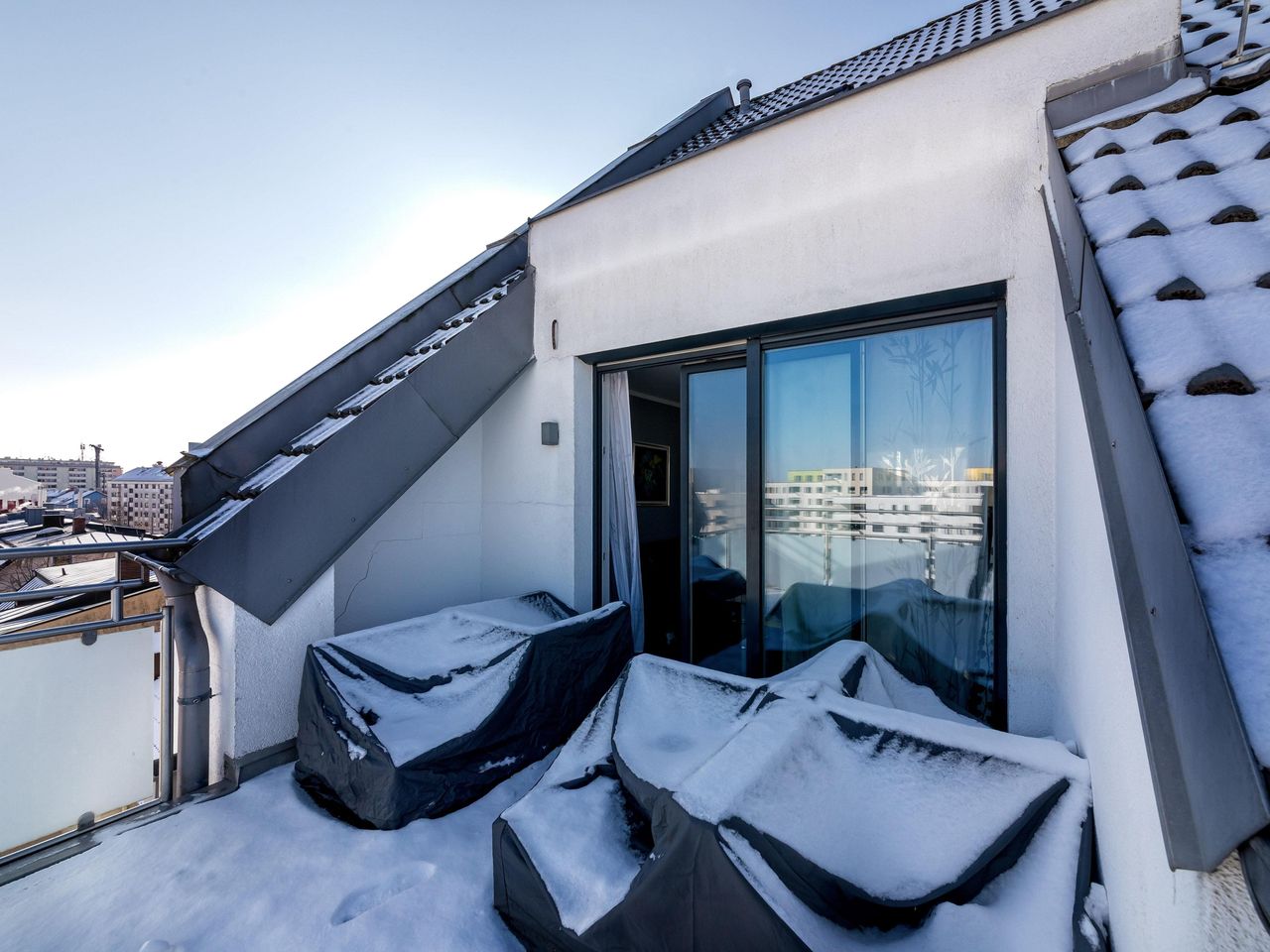 Dachterrasse Wohnzimmer