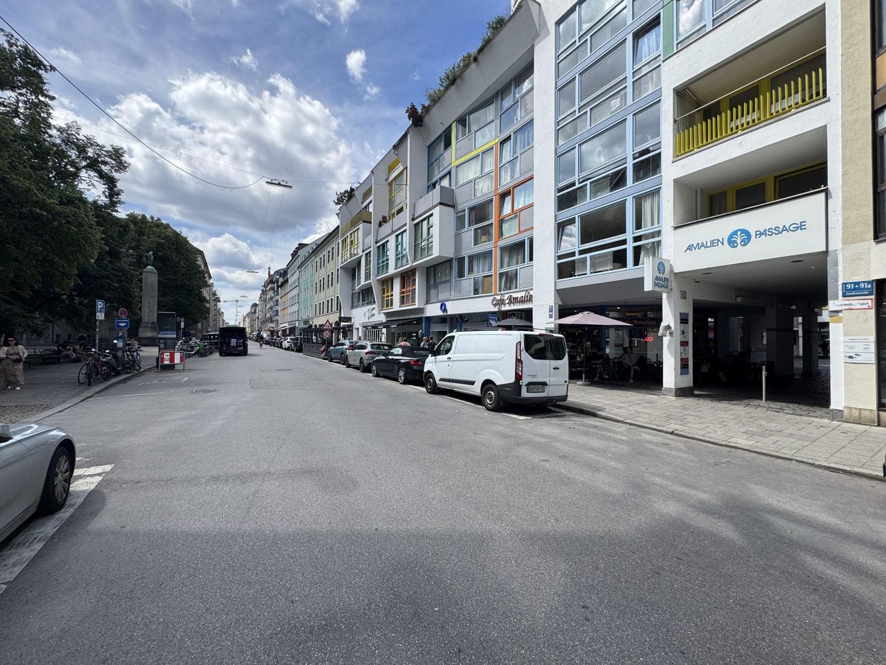 Zugang Amalienpassage