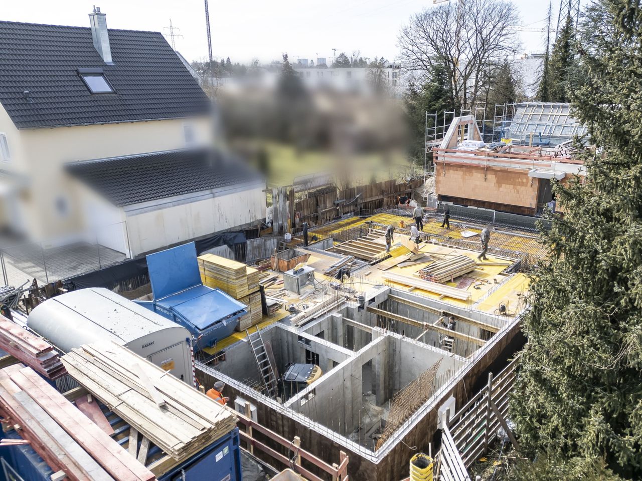 Aktueller Stand Baustelle März