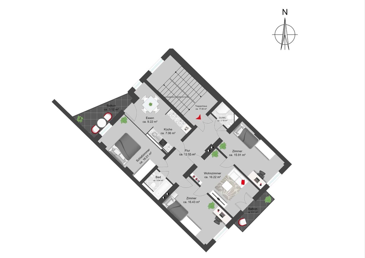 Vorderhaus 3.OG