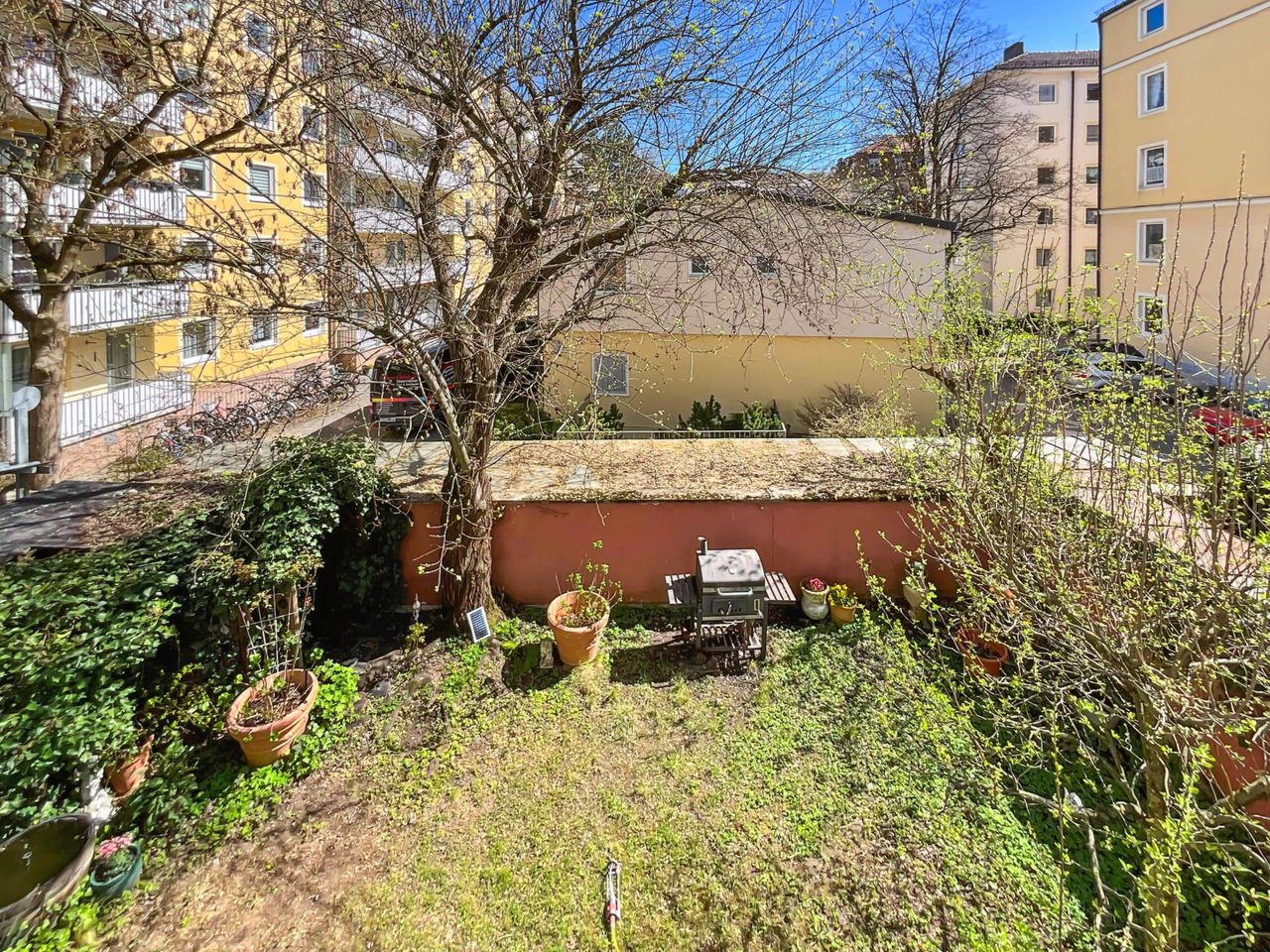 Blick vom Balkon