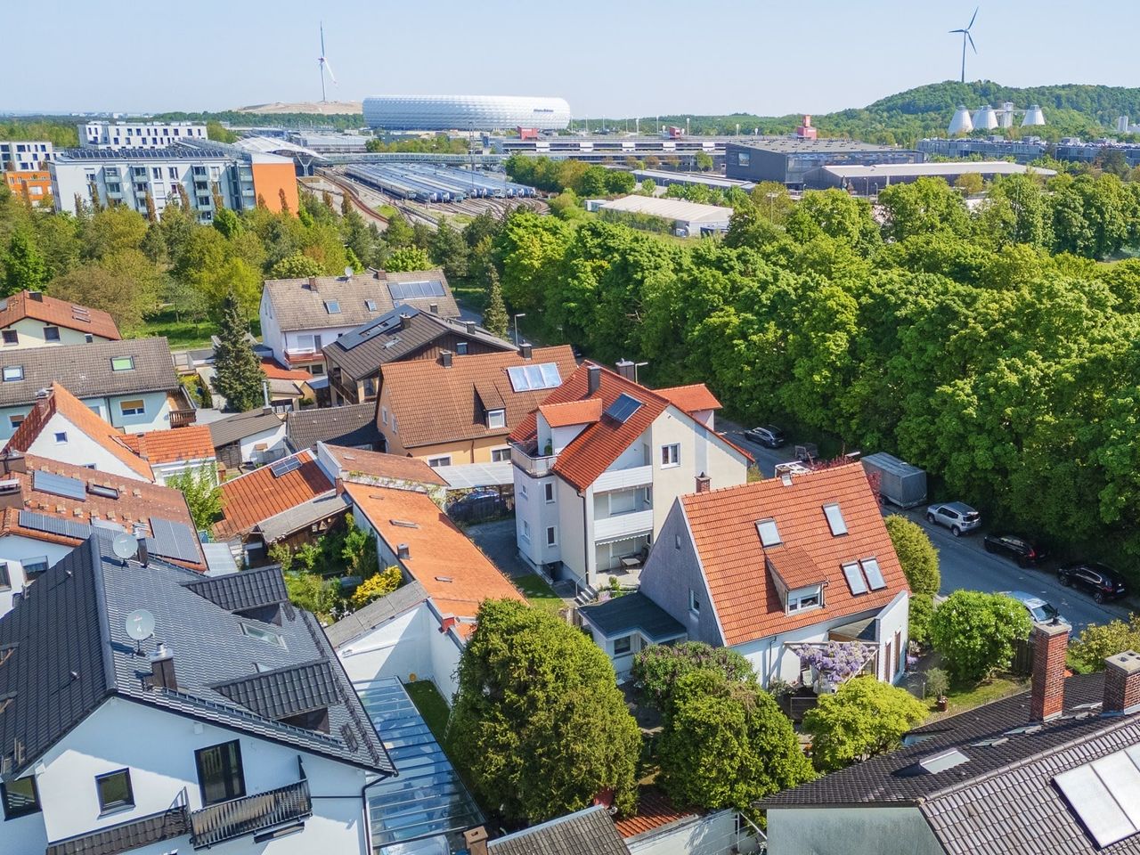 Weitblick bis zur Arena