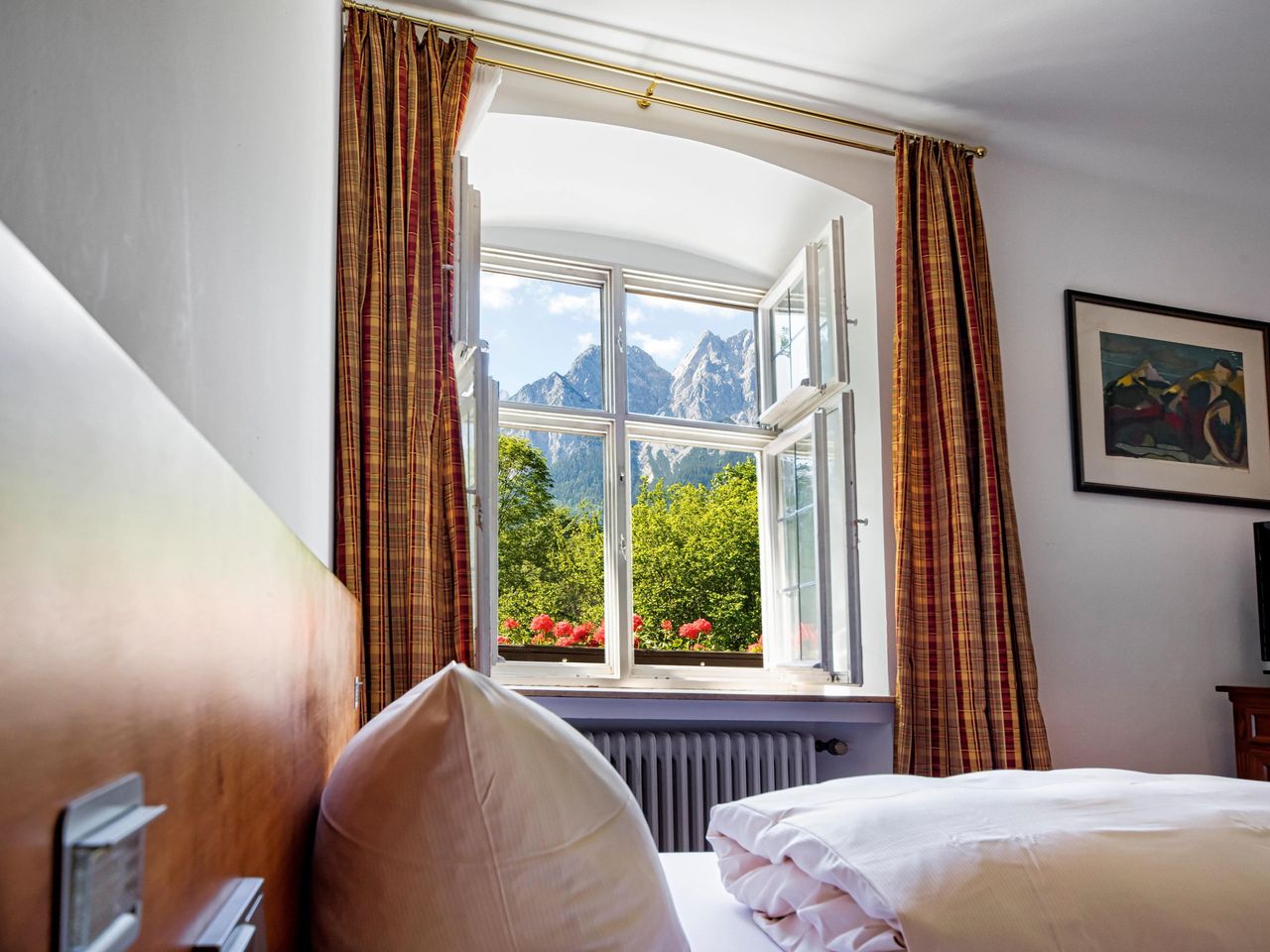 Blick zur Zugspitze