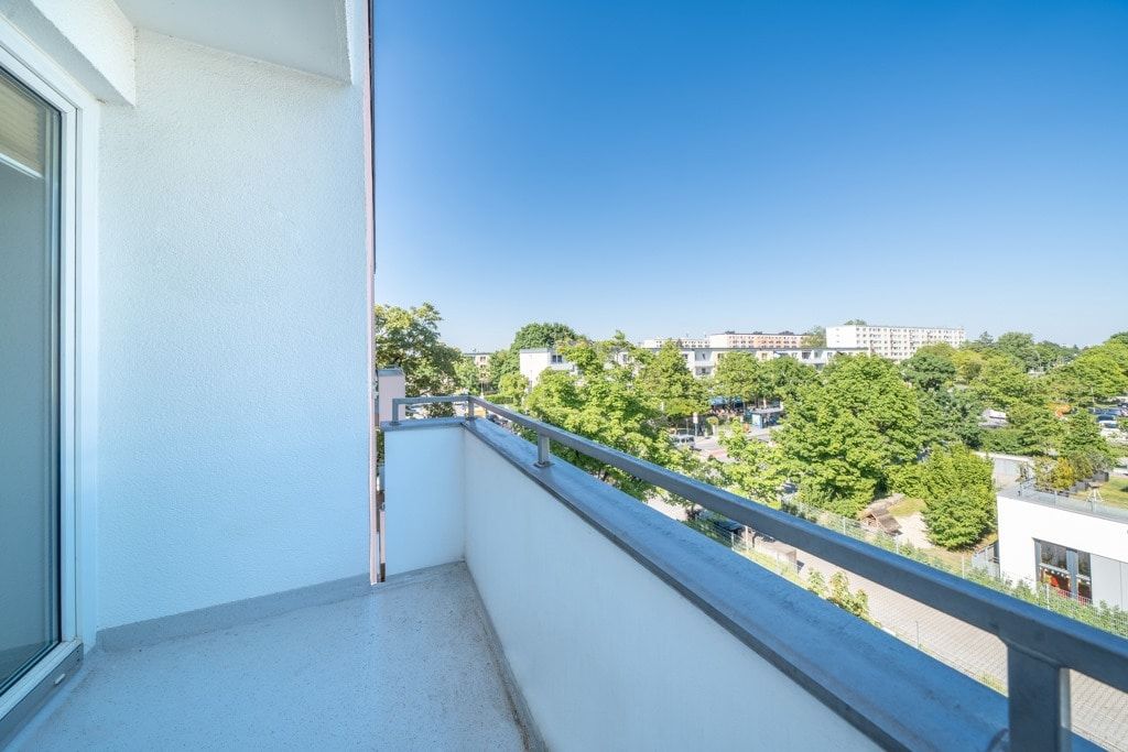 Ausblick vom Balkon