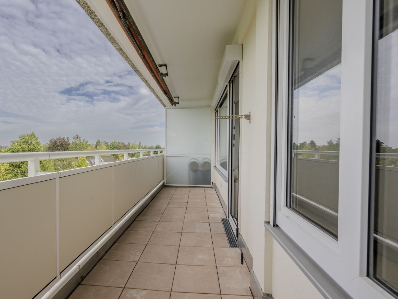 Seitenansicht Loggia