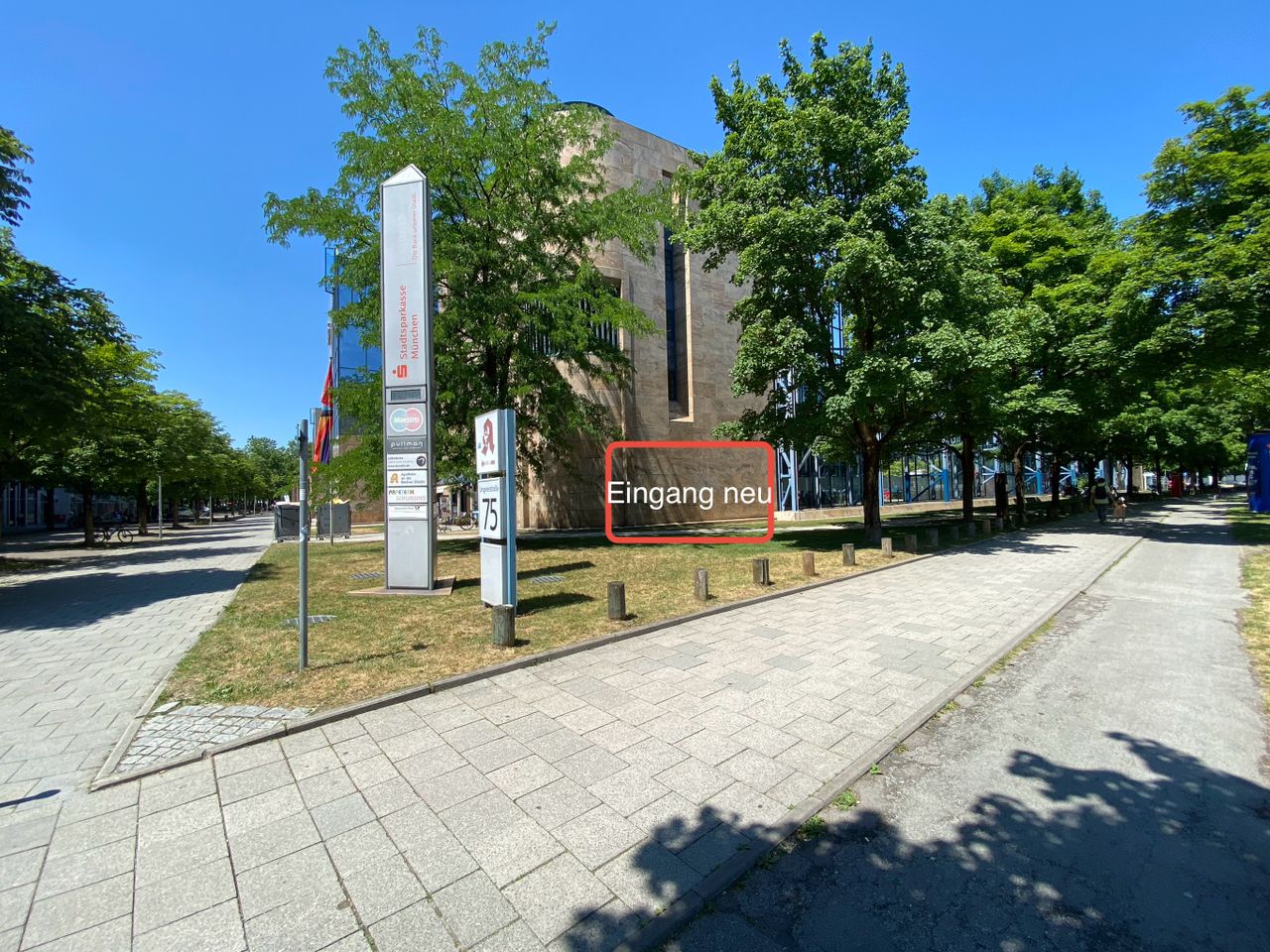Künftiger Eingang