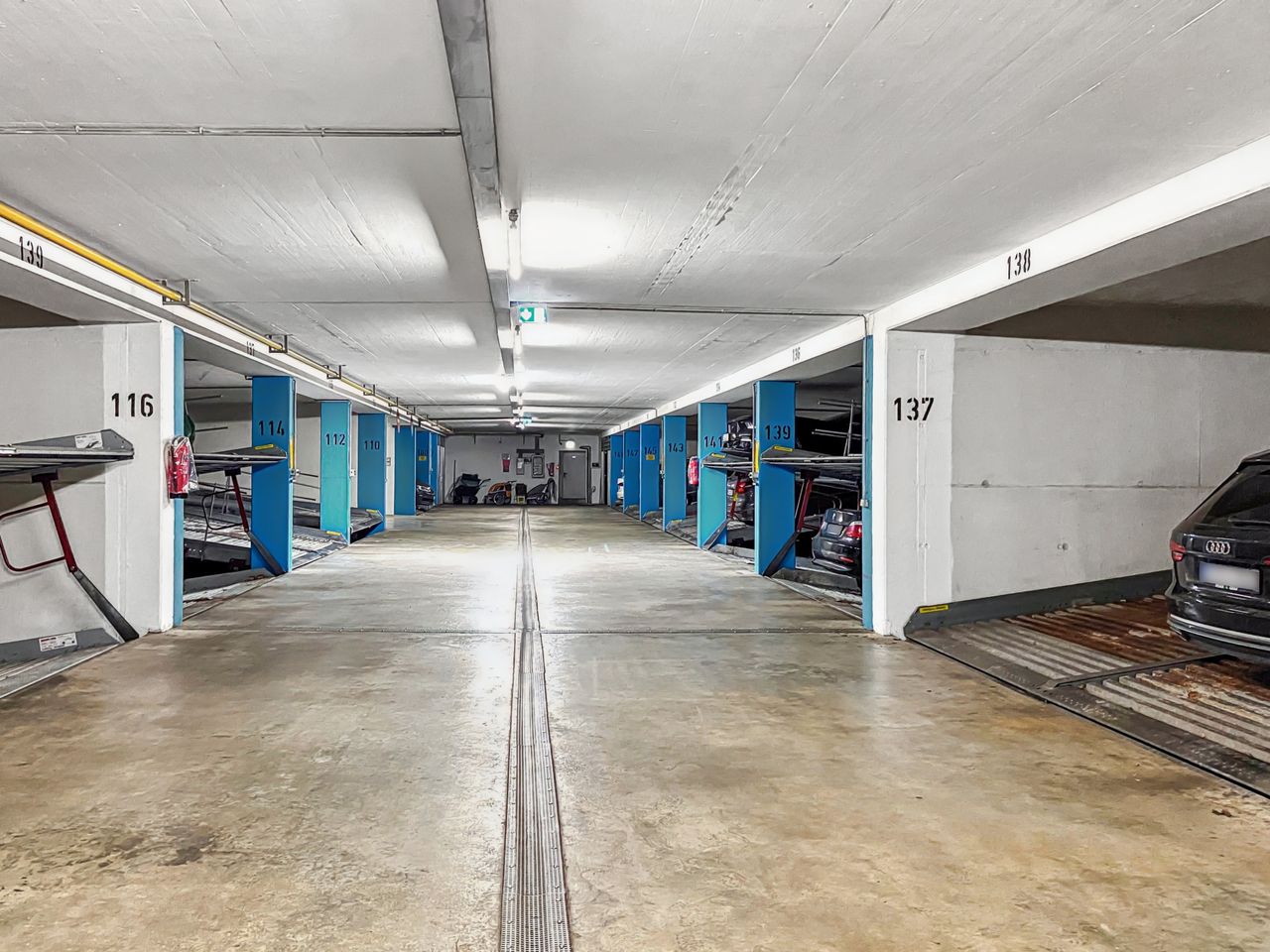 Blick in die Garage