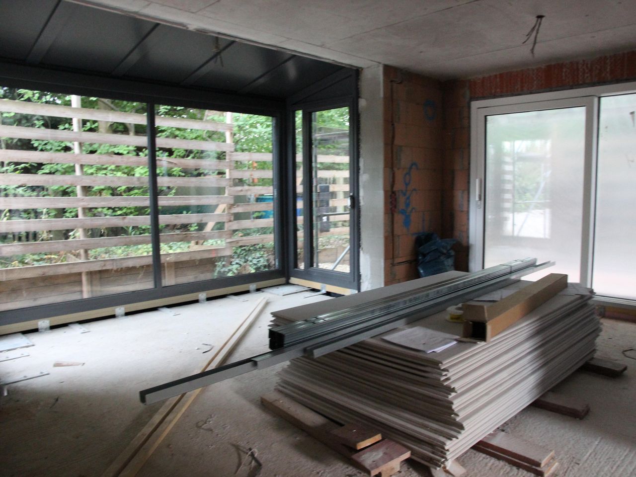 Baustelle Wohnzimmer